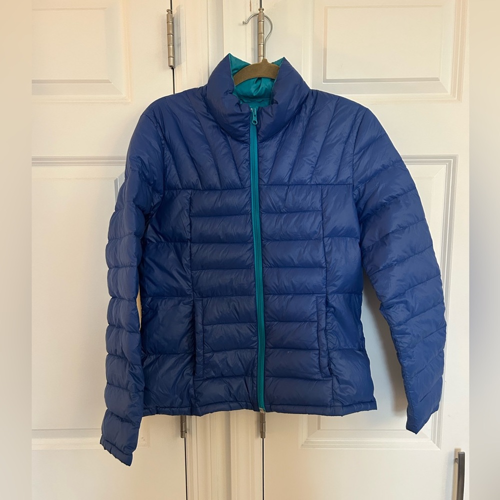 LBernardo Packable Goose Down Puffer Coat